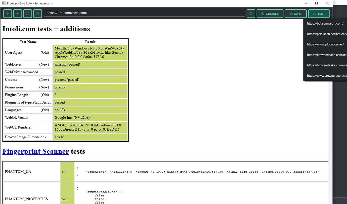 check proxy zalo auto